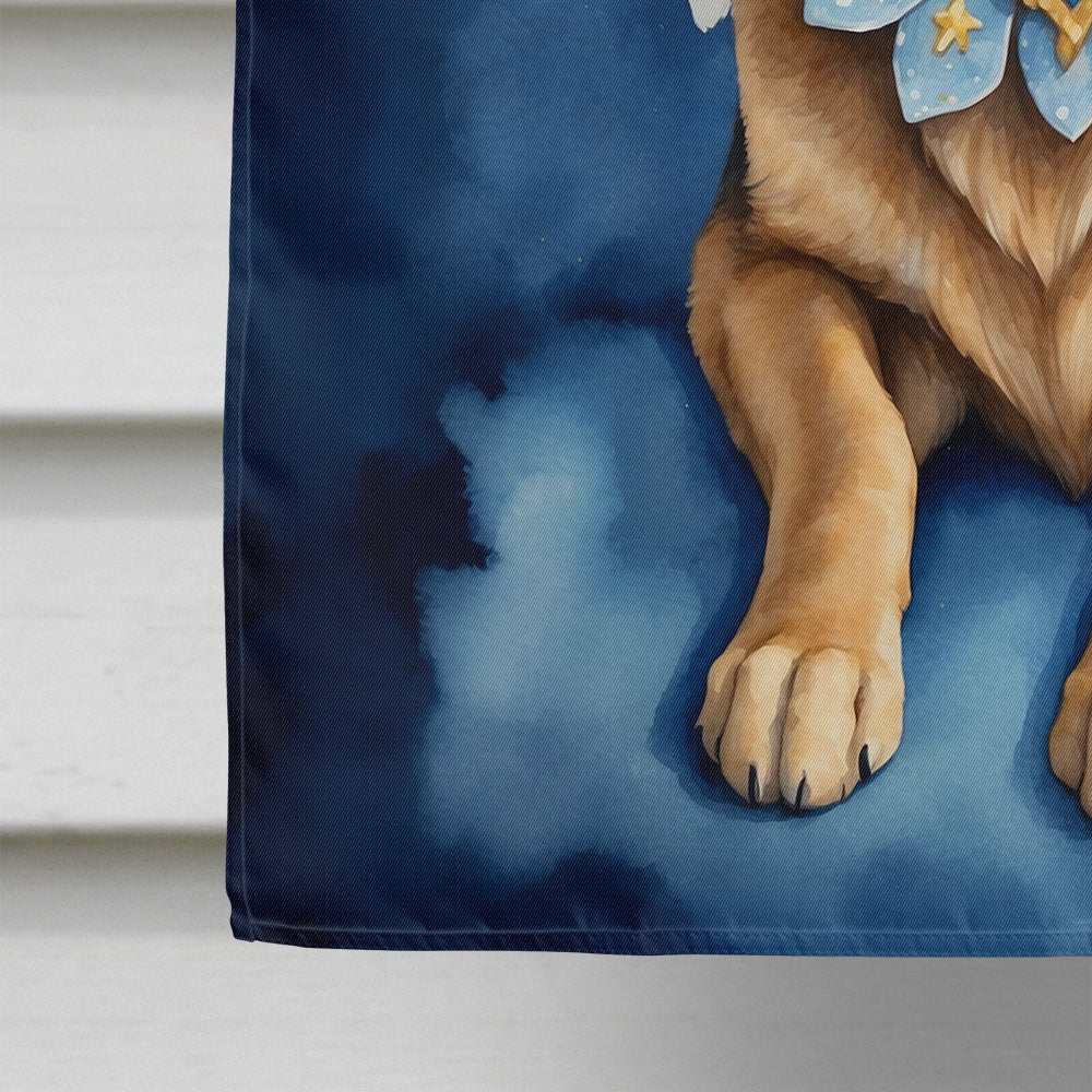 German Shepherd My Angel House Flag-3