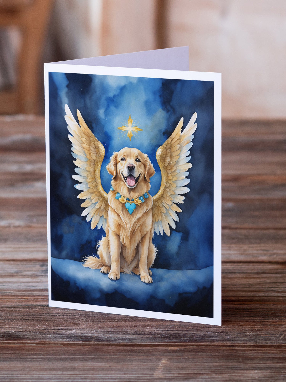 Golden Retriever My Angel Greeting Cards Pack of 8-1