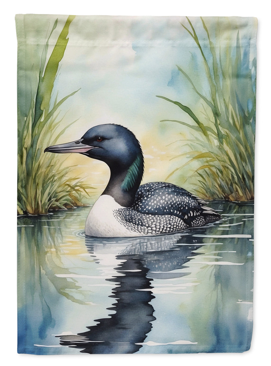Minnesota Common Loon Garden Flag-0