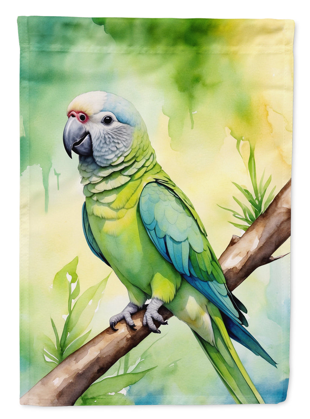 Monk Parakeet House Flag-0