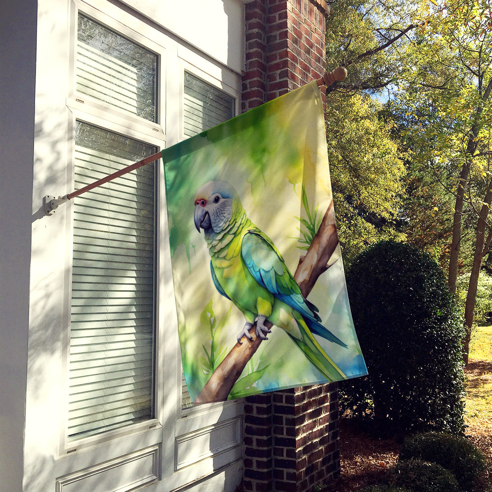 Monk Parakeet House Flag-1