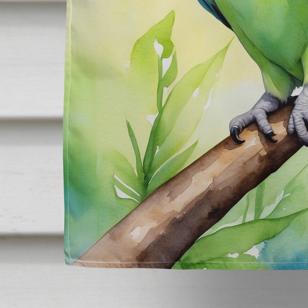Monk Parakeet House Flag-3