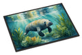 Manatee in a Seagrass Bed Doormat-0