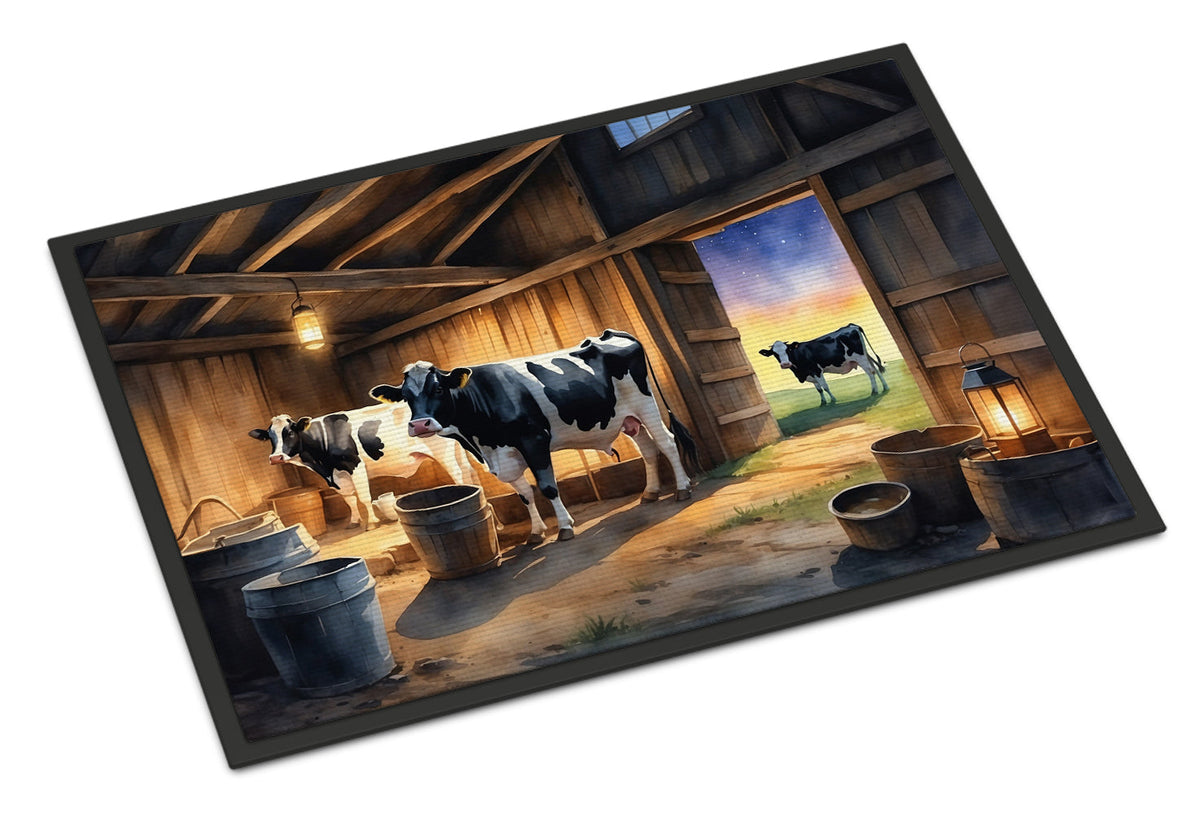 Cows Evening Milking Time Doormat-0
