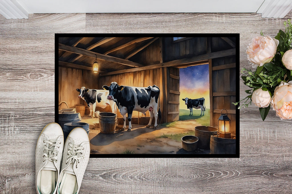 Cows Evening Milking Time Doormat-1