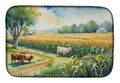Cows by the Cornfield Dish Drying Mat-0