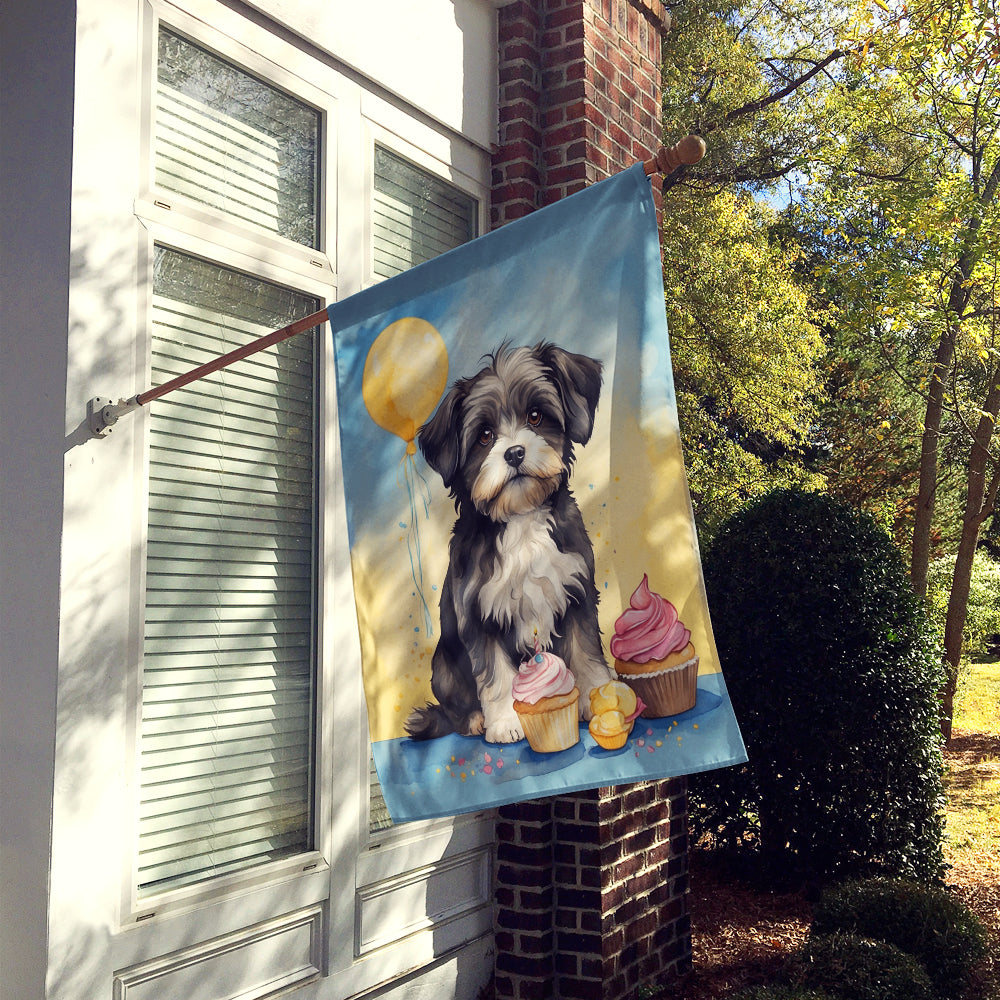Havanese Happy Birthday House Flag-1