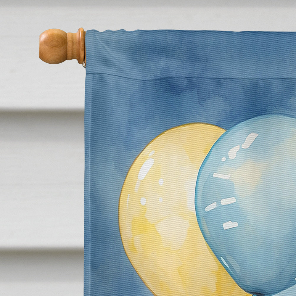 Schnauzer Happy Birthday House Flag-2