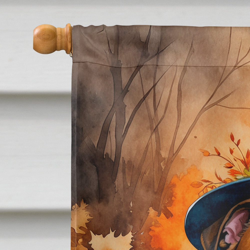 English Bulldog Thanksgiving House Flag-2