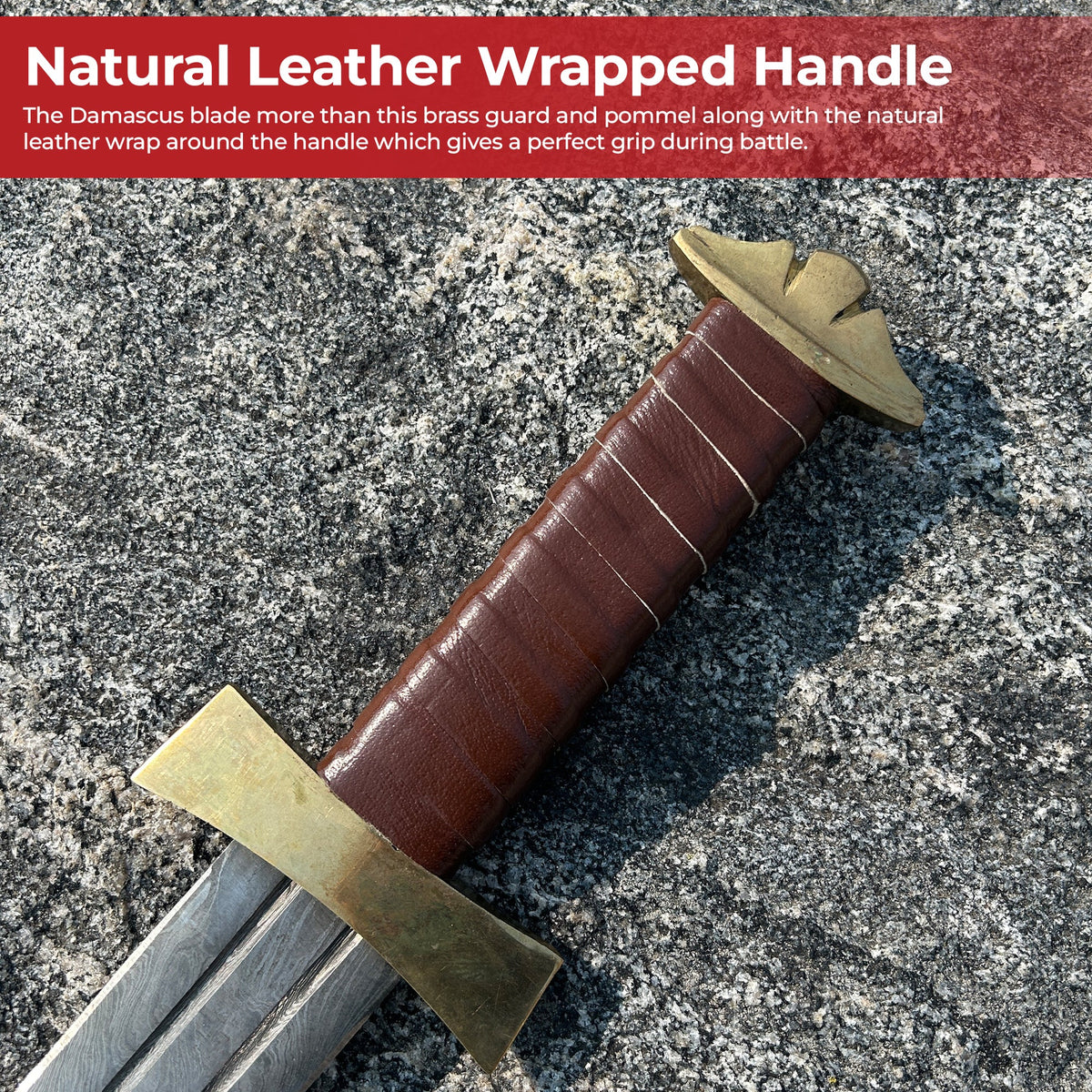 Damascus Viking Warrior Sword-4