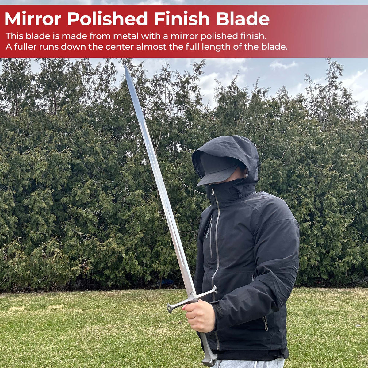 Darkened Medieval King’s Blade Sword-3