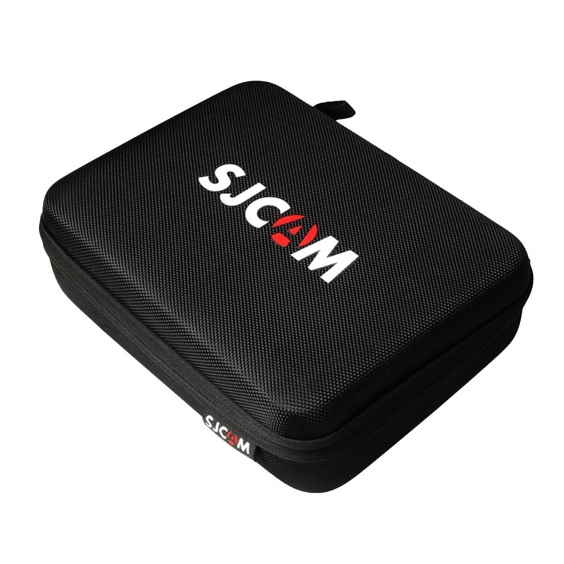 Portable shockproof action camera bag in black nylon for travel and accessories