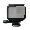 GoPro standard border frame mount protective housing case cover in sleek black plastic.