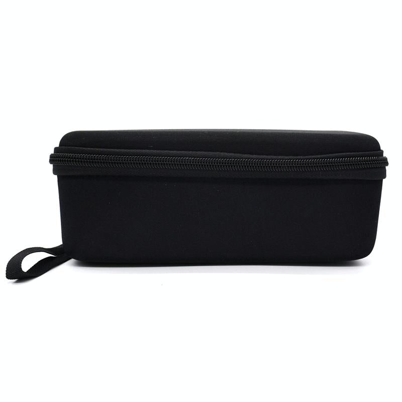 Black portable shockproof case for Bose Soundlink Mini Bluetooth speaker with zipper closure