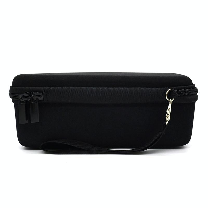 Black portable shockproof case for Bose Soundlink Mini Bluetooth speaker with zipper closure — view 3