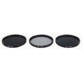 Black 58mm ND filter kit including ND2, ND4, and ND8 lenses for sports action cameras