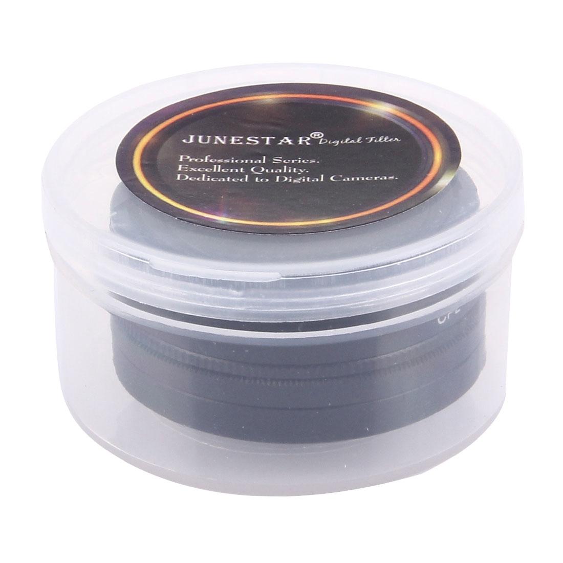 Black 40.5mm action camera lens filter kit with UV CPL glass and waterproof housing adapter — view 5