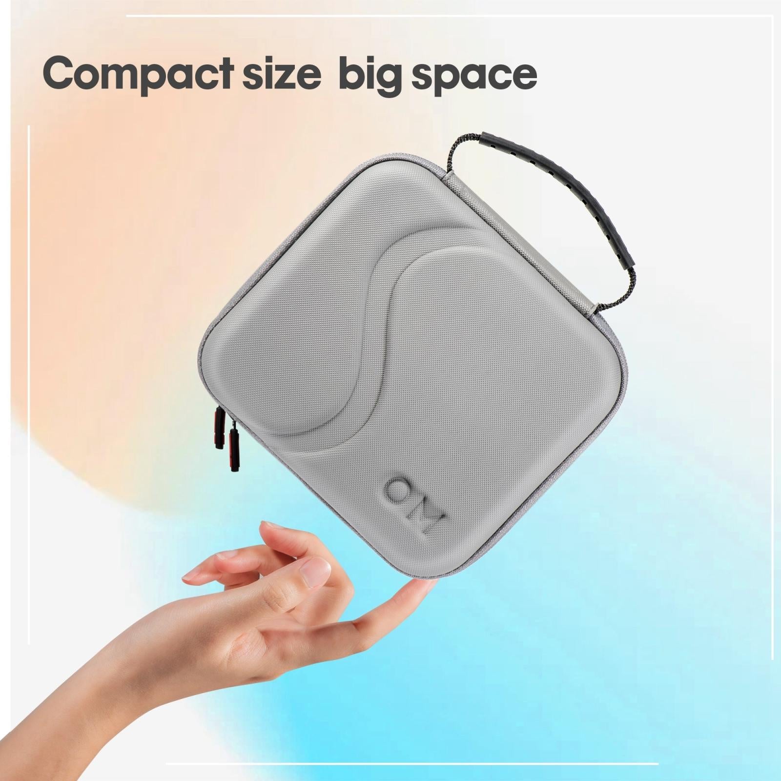 Waterproof gimbal case in black PU leather with a carry handle and adjustable shoulder strap — view 5