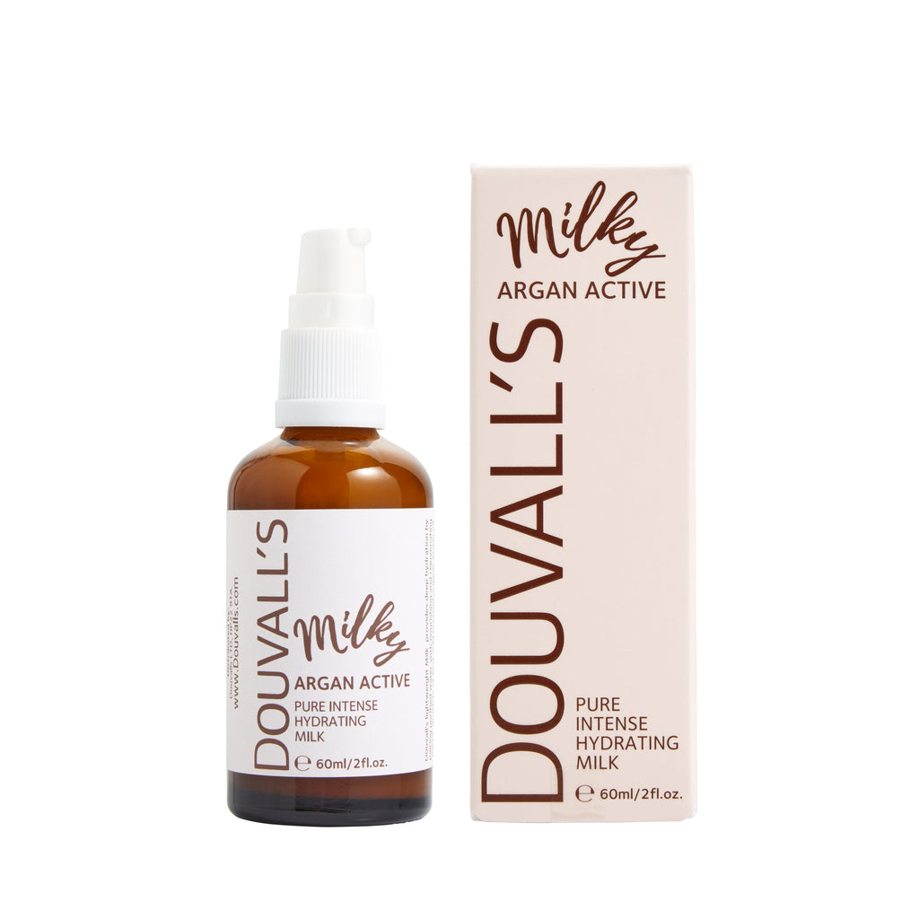 Organic milky argan active moisturiser in a 60ml bottle for daily facial hydration — view 3