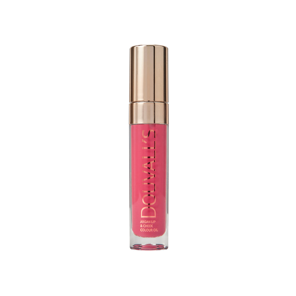 Argan lip and cheek colour oil in dragon fruit shade providing a natural hydrating tint — view 2