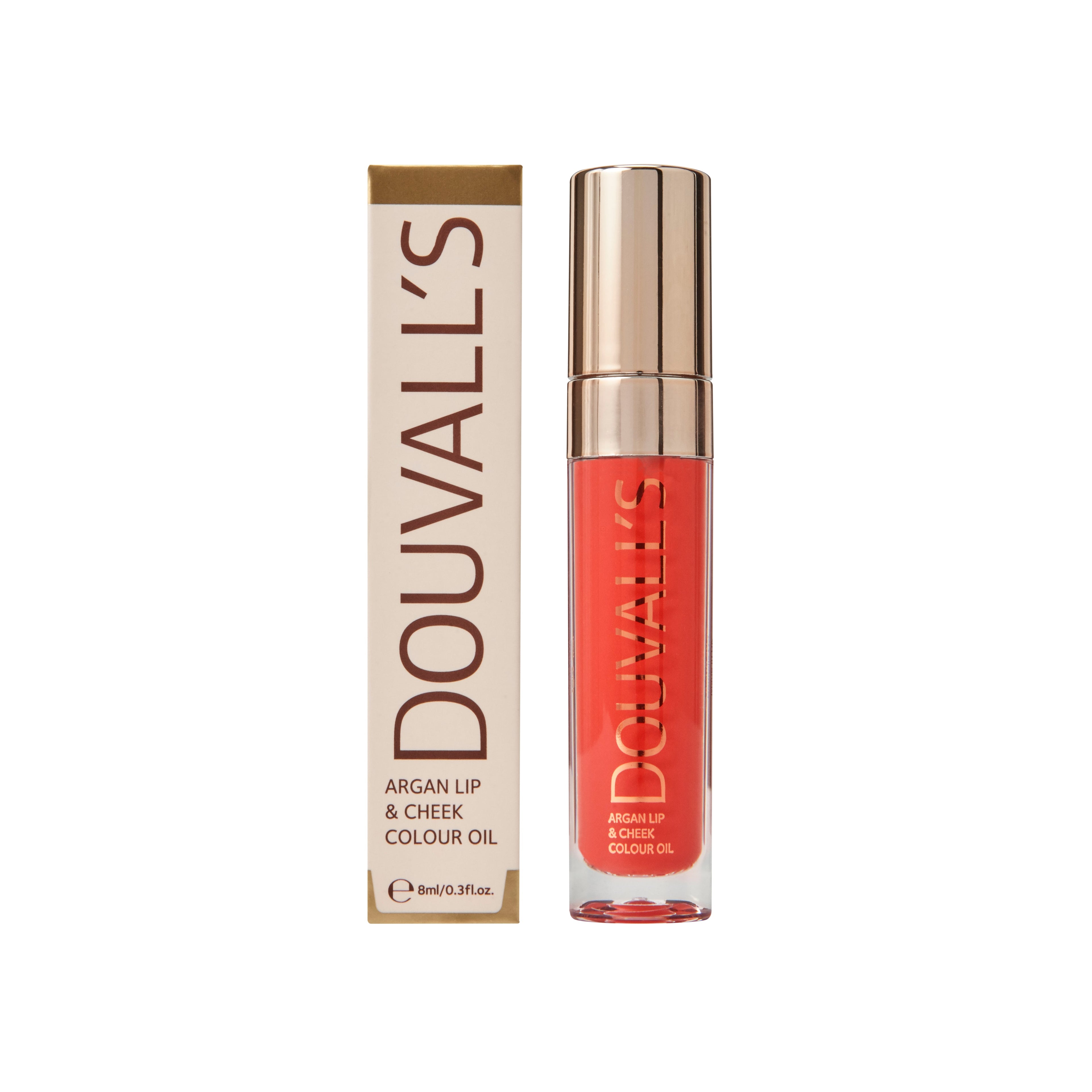 Argan lip and cheek colour oil in Some Like It Hot shade, hydrating natural makeup tint
