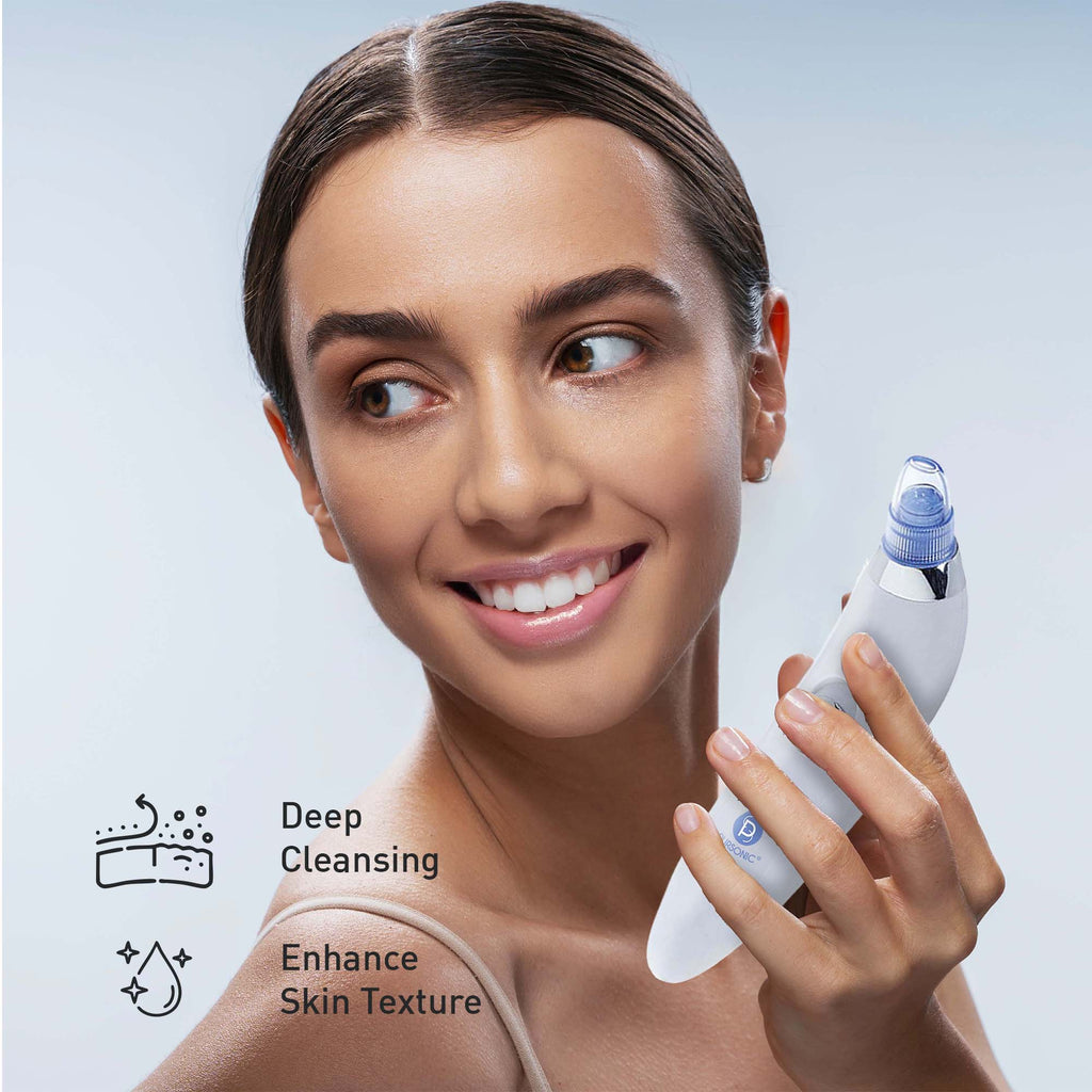Pursonic ultimate glow skincare bundle with LED therapy device, pore vacuum, dermaplaning tool and serums — view 4