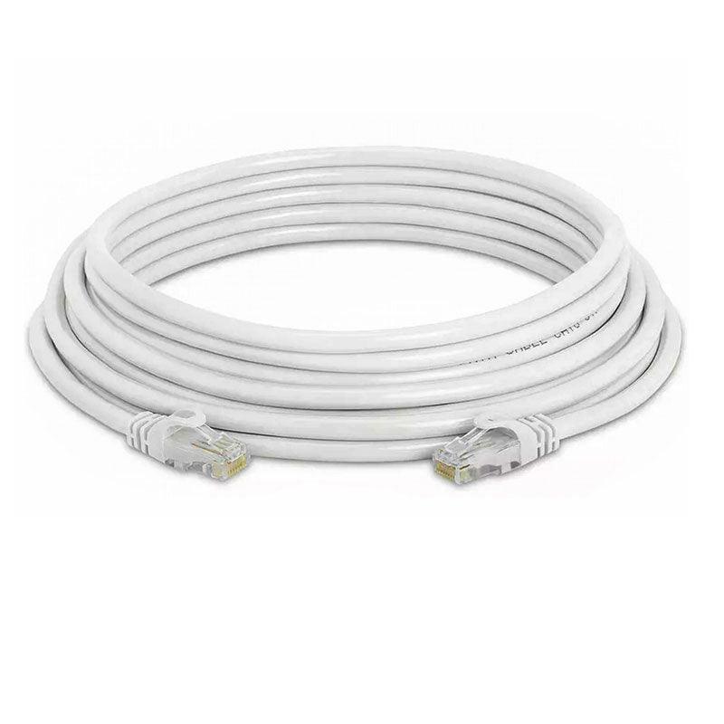 Fast CAT6 Ethernet network cable with RJ45 gold plated connectors in a coiled layout — view 2