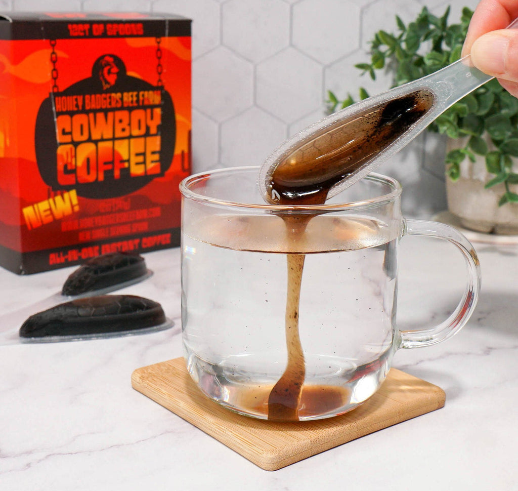 Badgers Honey Spoon /Cowboy Honey Coffee-1