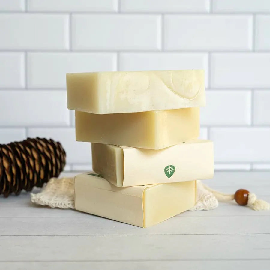 Natural unscented dog shampoo bar, square solid soap block for pet grooming and bathing — view 2