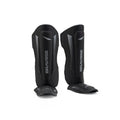 Bravose MMA shin guards in synthetic leather with high density padding and dual adjustable straps