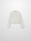 Textured Crew Cardigan-Ivory-0