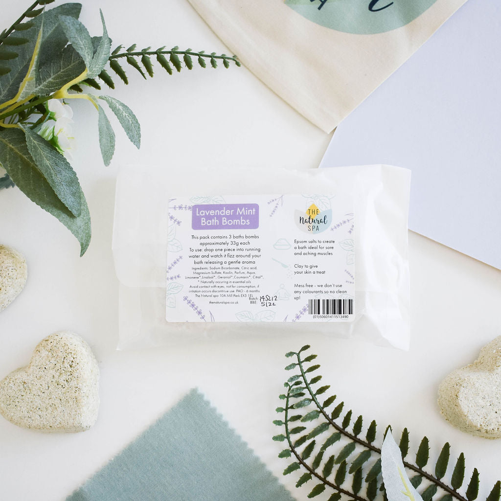 Lavender Mint Aromatherapy Bath Bombs Pack of 3- Sue's Staff Pick March 2026-0