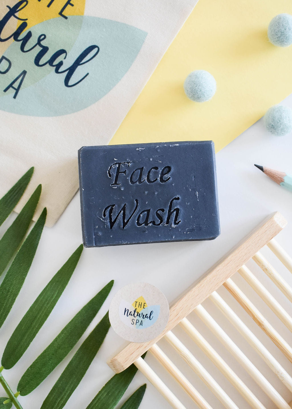 Natural mini face wash bar in travel size for eco friendly and zero waste skincare routines — view 5