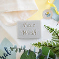 Natural mini face wash bar in travel size for eco friendly and zero waste skincare routines