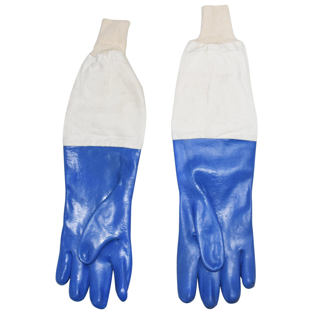 Gardening Gloves Rubber with Cotton Long Sleeve | Heavy Duty Hand Protection-0