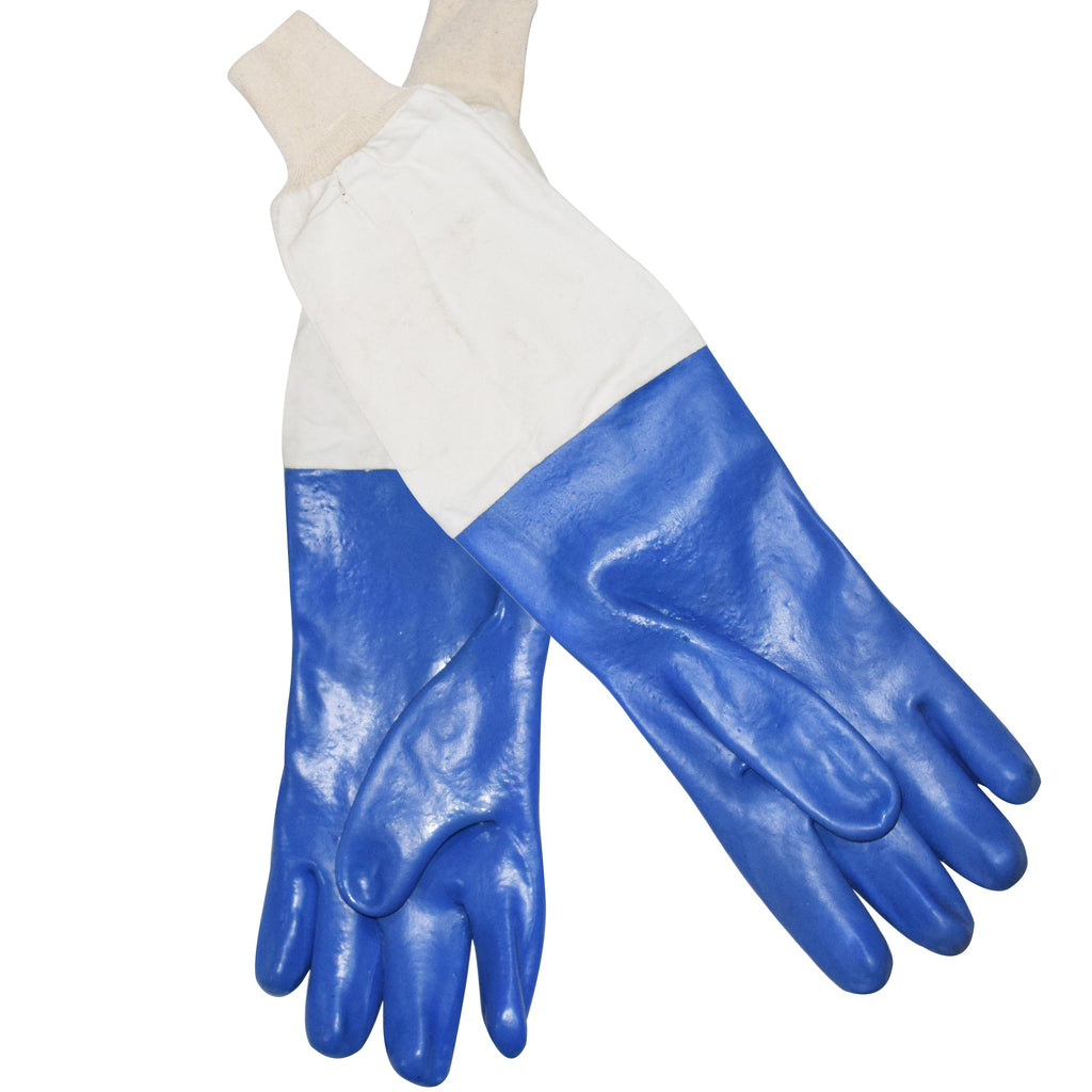 Gardening Gloves Rubber with Cotton Long Sleeve | Heavy Duty Hand Protection-1