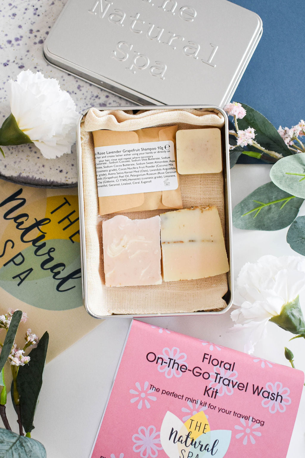 Earth Mini Travel Wash Kit | Natural “On the Go” Shampoo, Conditioner & Soap Set | Vegan, Plastic-Free Hair Care | Perfect Travel Gift-3