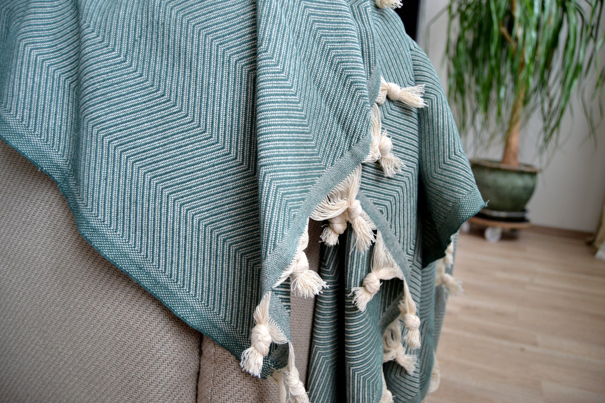Handgewebte Decke "Ayvalik"-0