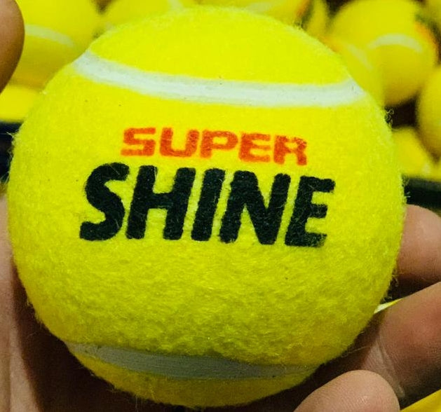 Super shine tennis cricket ball featuring a glossy exterior finish for professional sports practice — view 2
