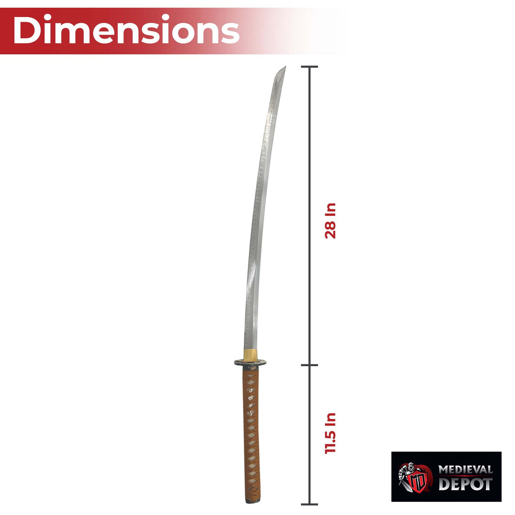 Dance of the Water Dragon 1060 Handmade Katana-1