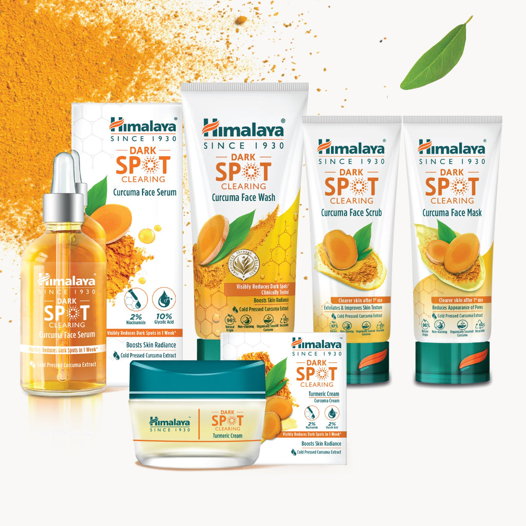 Curcuma face scrub tube for dark spot clearing, featuring natural turmeric and licorice extracts. — view 4