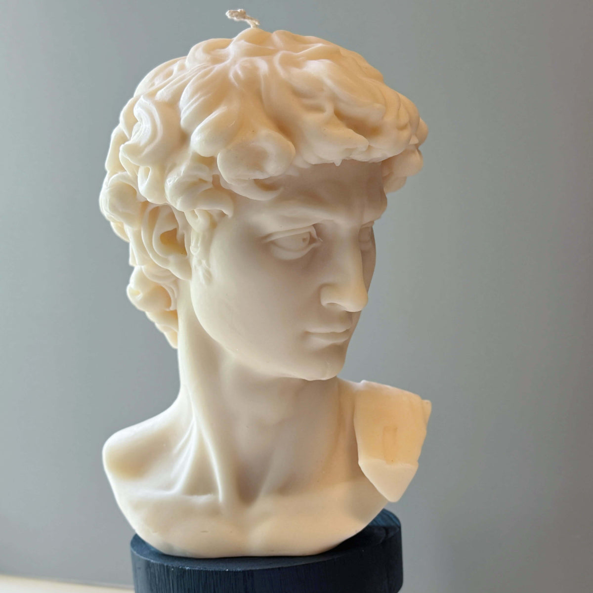 David Head Sculptural Candle | 11" Bust-0