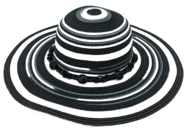 ‘Classy Black n White’ Limited Edition Floppy Hat-0