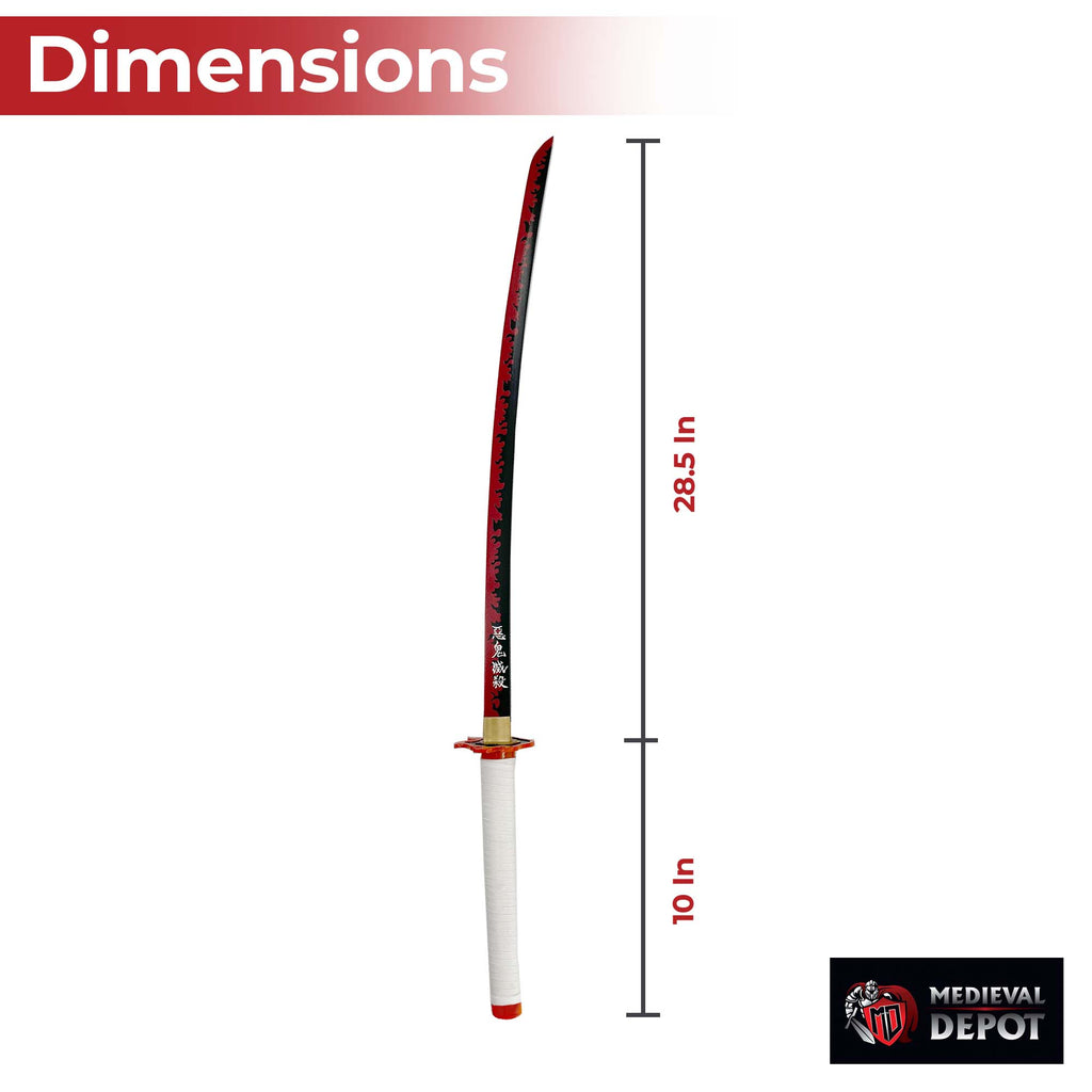 Kyojuro Rengoku Demon Slayer Handmade Katana-1
