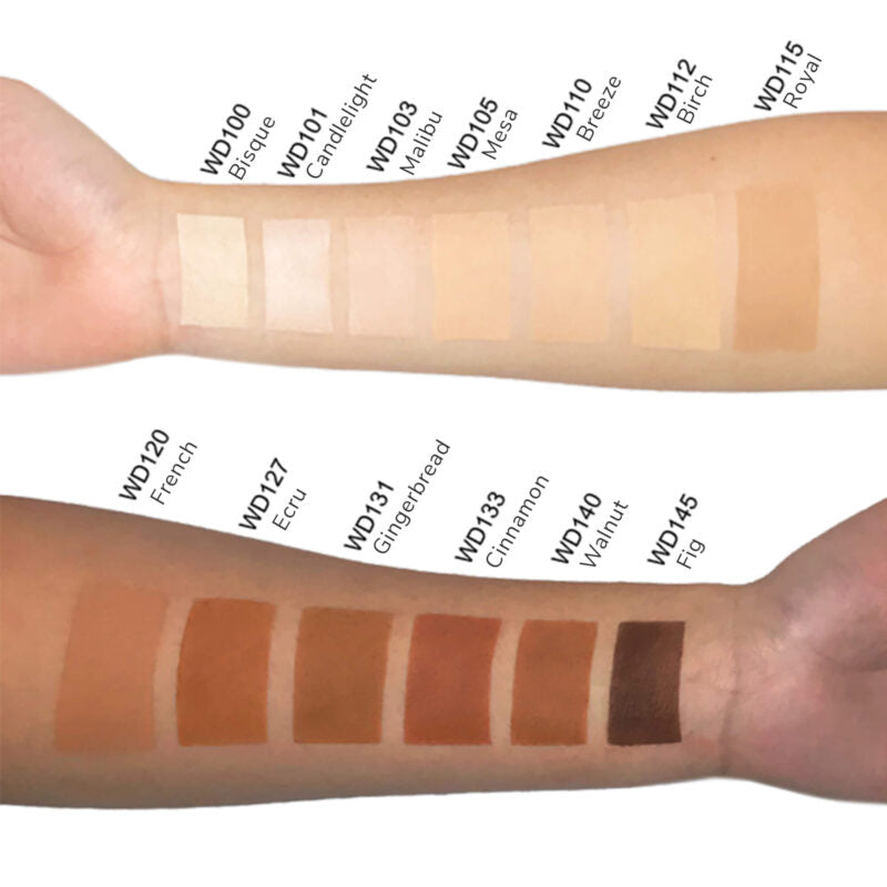 Dual blend powder foundation compact in shade Malibu for a flawless matte makeup finish — view 4