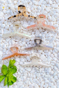 Two-tone acrylic Katie hair claw clip in a sleek and modern medium to large capacity design