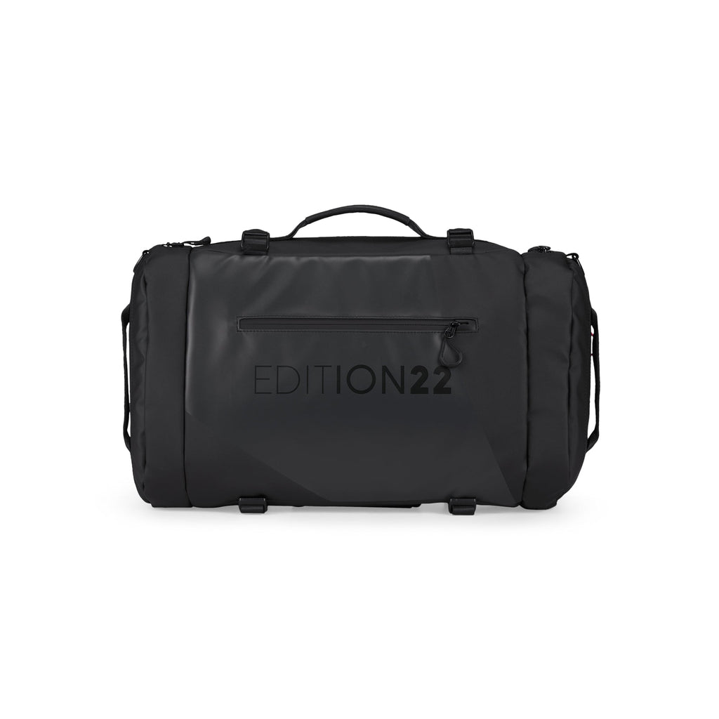 Signature duffle bag in modern urban style, 3-in-1 convertible backpack and travel carryall — view 2
