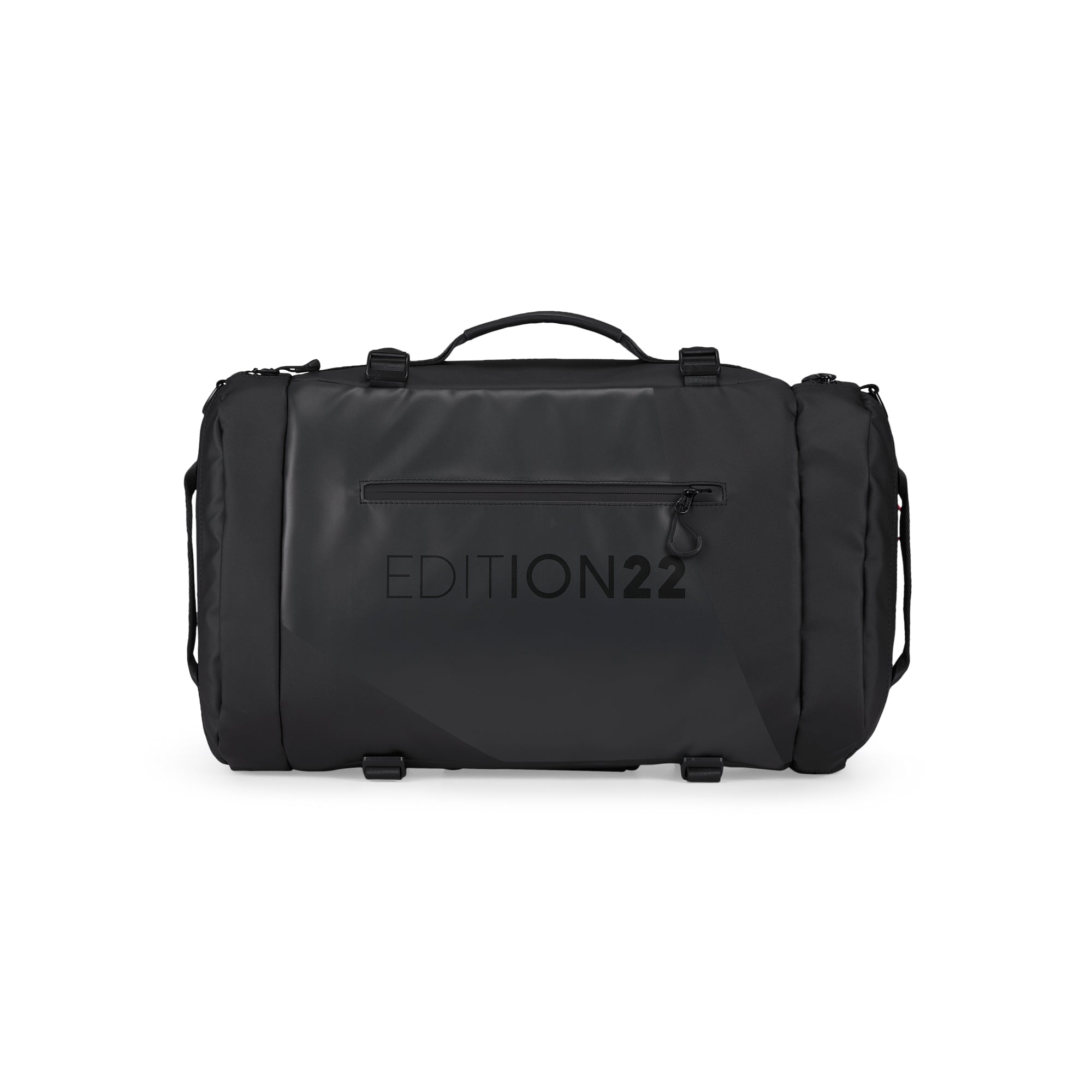 Signature duffle bag in modern urban style, 3-in-1 convertible backpack and travel carryall — view 2
