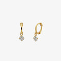 Cubic Charm Huggie Earring-0