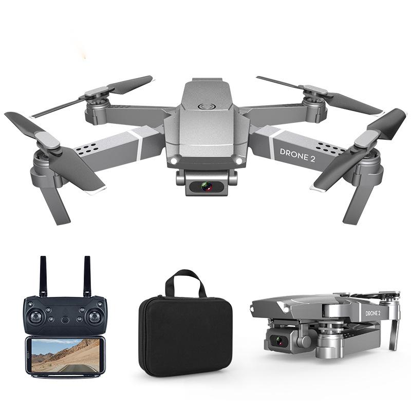 E68 folding quadcopter drone in durable plastic with remote control for indoor and outdoor flying